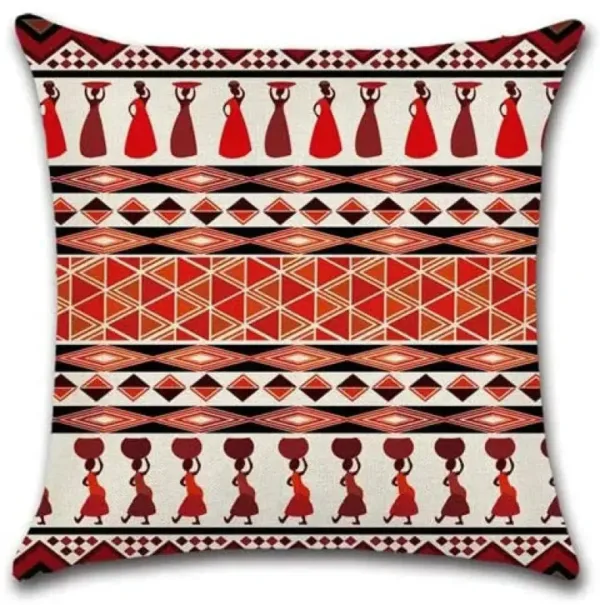 Coussin africain décoratif en tissu imperméable