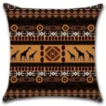 Coussin d'extérieur Wax avec motifs traditionnels