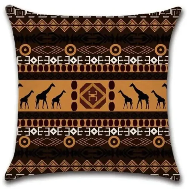 Coussin d'extérieur Wax avec motifs traditionnels