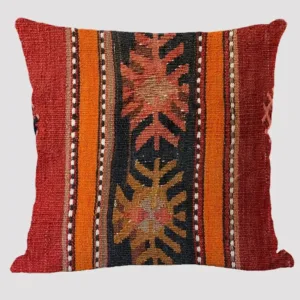 Coussin traditionnel africain en tissu coloré