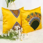 Coussins Wax Africain colorés et stylés