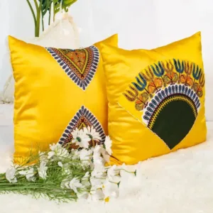 Coussins Wax Africain colorés et stylés