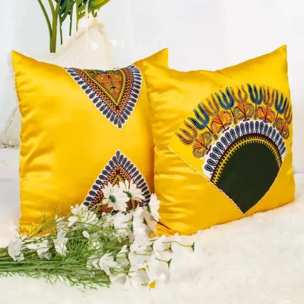 coussins-wax-africain-1 Coussins Wax Africain colorés et stylés