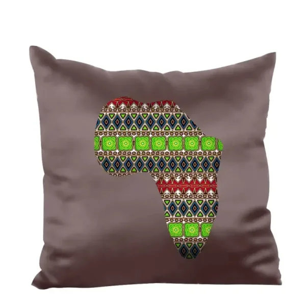 Coussin wax aux motifs traditionnels revisités