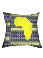 Coussin africain aux couleurs vives et joyeuses