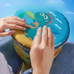 Djembé pour enfants, favorise la coordination et le rythme