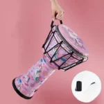 Djembé pour enfants, jouet musical en bois