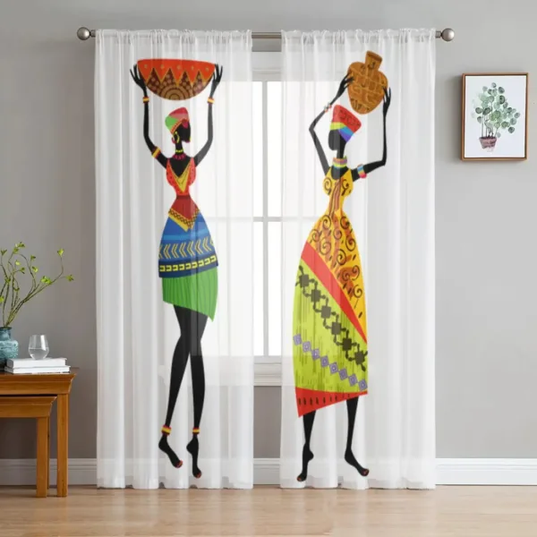 double-rideau-transparent-decor-afrique-1 Double rideau transparent décor Afrique élégant et moderne