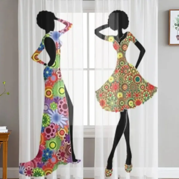 double-rideaux-africains-transparent-1 Double rideaux transparents au style africain