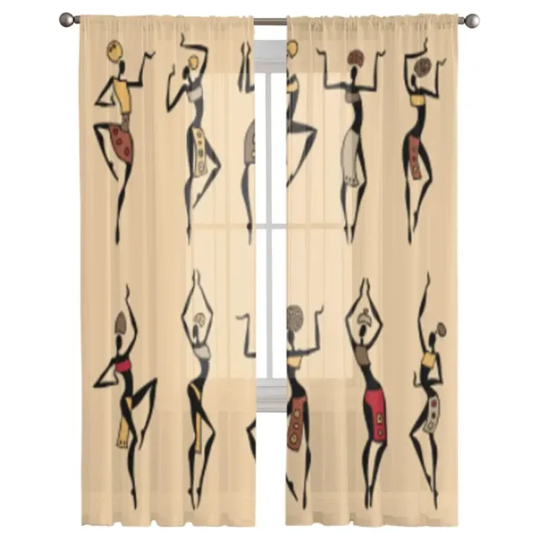 double-rideaux-danseurs-africains-transparent-1 Double rideaux transparents avec danseurs africains en déco
