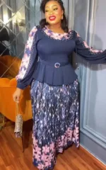 Ensemble Africain Femme 2 Pièces Vert