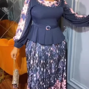 Ensemble Africain Femme 2 Pièces Vert