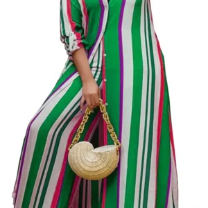 Ensemble Africain Femme Col V 2 Pièces