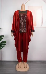 Style africain féminin avec éclat subtil