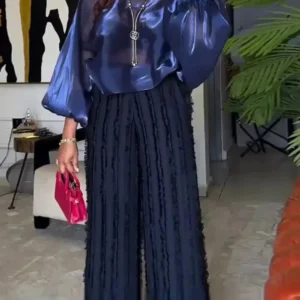 Ensemble Africain Femme Chic en tissu coloré et élégant