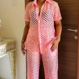 Ensemble Africain Femme en Maille