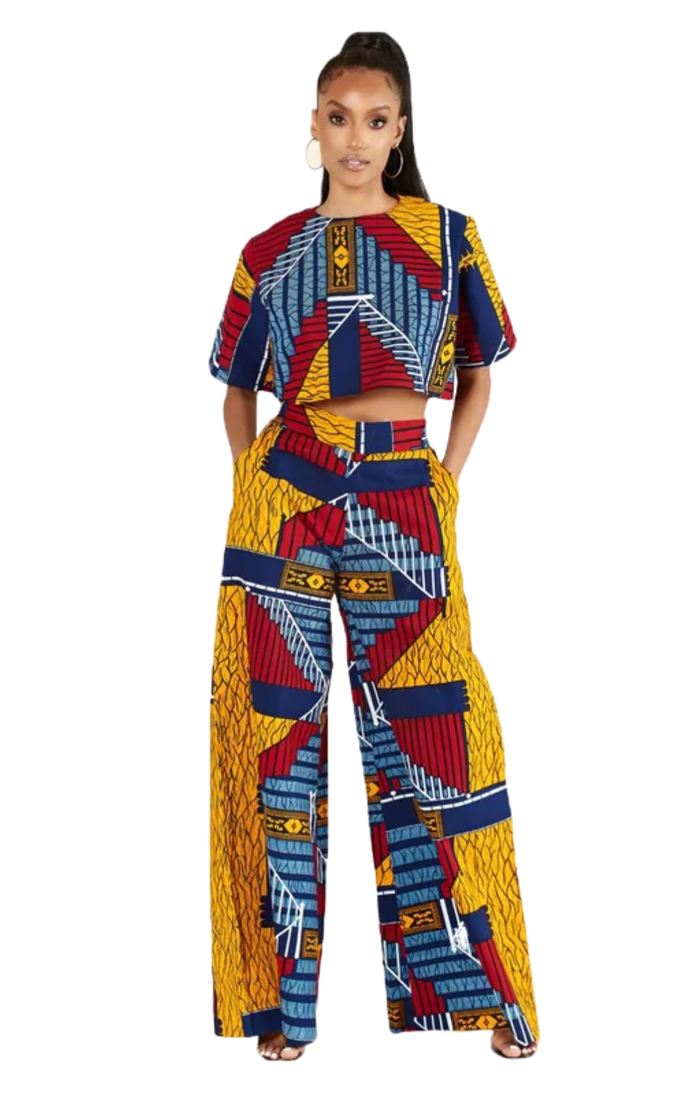 Ensemble Africain Femme Été coloré et léger pour l'été