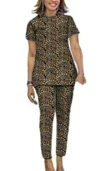 Ensemble stylé femme d'inspiration nigériane