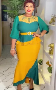 Outfit Africain Élégant pour Femme