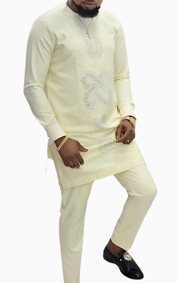 ensemble-africain-homme-blanc-casse-1 Ensemble Africain Homme Blanc Cassé