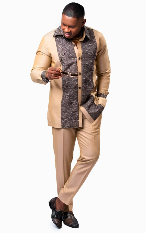 ensemble-africain-homme-camel-1 Ensemble Africain Homme Camel