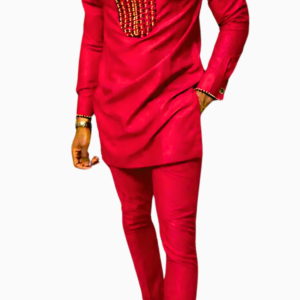 Ensemble Africain Homme Rouge