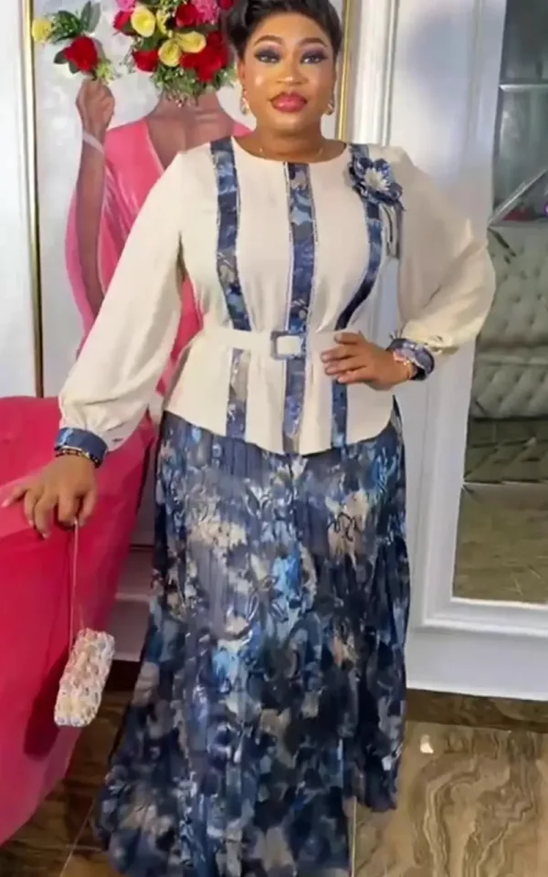Robe traditionnelle africaine pour femme chic