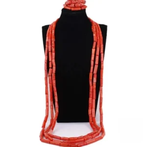 Bijoux africains en corail, artisanat traditionnel