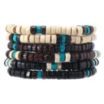 Ensemble de Bracelets Perles Africains