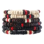 Bracelet africain en perles, design original et vibrant