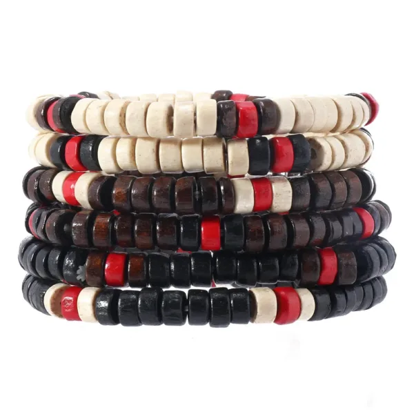 Bracelet africain en perles, design original et vibrant