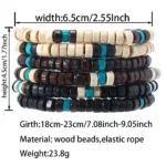 Accessoire mode en perles, charmant bracelet africain