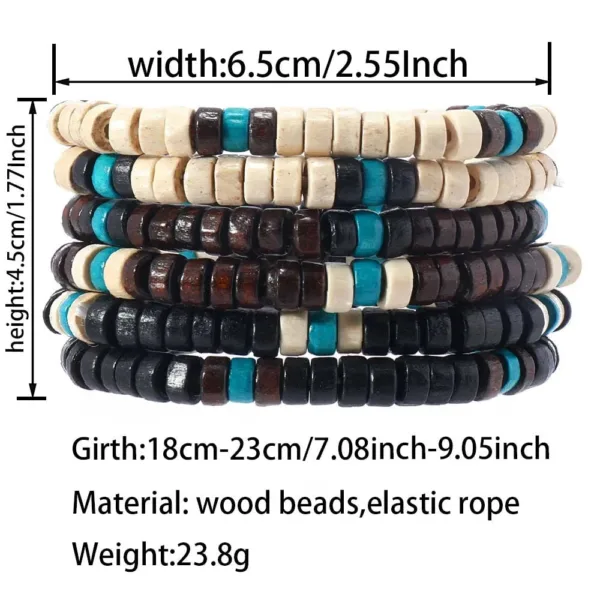 Accessoire mode en perles, charmant bracelet africain