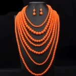 Ensemble de bijoux inspirés de l'art africain