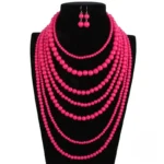 Collier vibrant en perles, un style unique africain