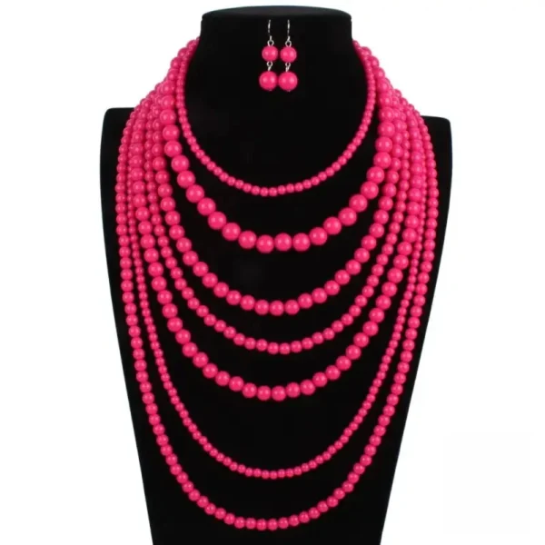 Collier vibrant en perles, un style unique africain