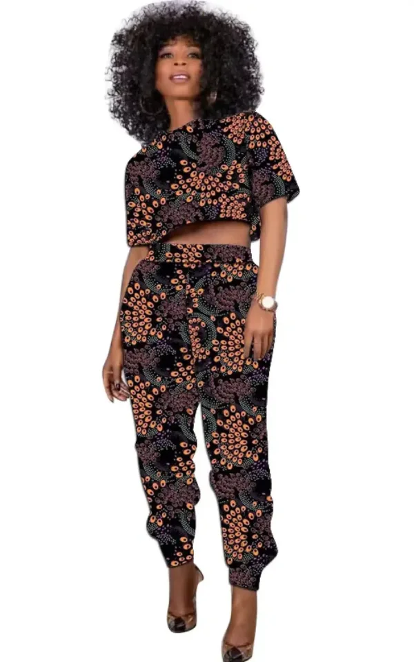 Haut court et bas femme, inspiration culturelle africaine