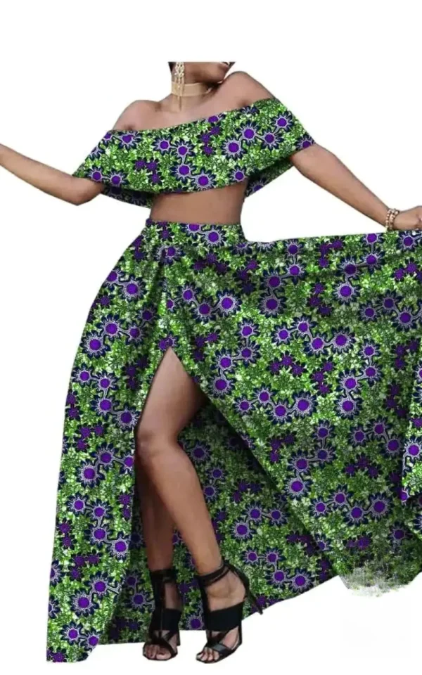 Jupe Longue en Pagne Africain
