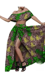 Ensemble Stylé Femme en Pagne