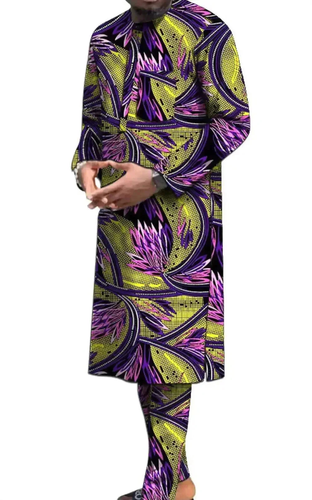 Ensemble de mode africain pour homme