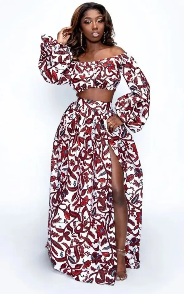 Robe Pagne Femme avec motifs africains