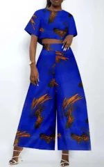Pantalon à motifs africains pour femme