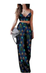 Pantalon Femme en Tissu Africain