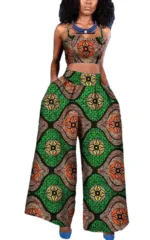 Ensemble Pantalon Femme Pagne Africain