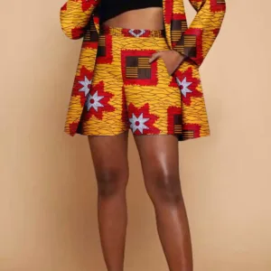 Pantalon Femme en Tissu Africain