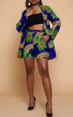 Ensemble Pantalon avec Motifs Africains