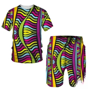 T-Shirt Africain pour homme en style traditionnel