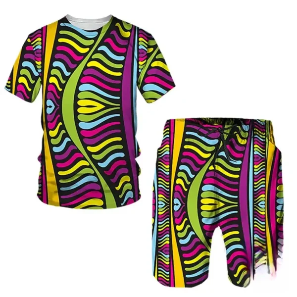 T-Shirt Africain pour homme en style traditionnel