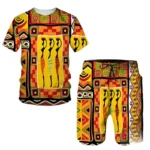 T-Shirt africain homme pour un look décontracté