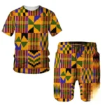 T-Shirt homme avec designs culturels africains